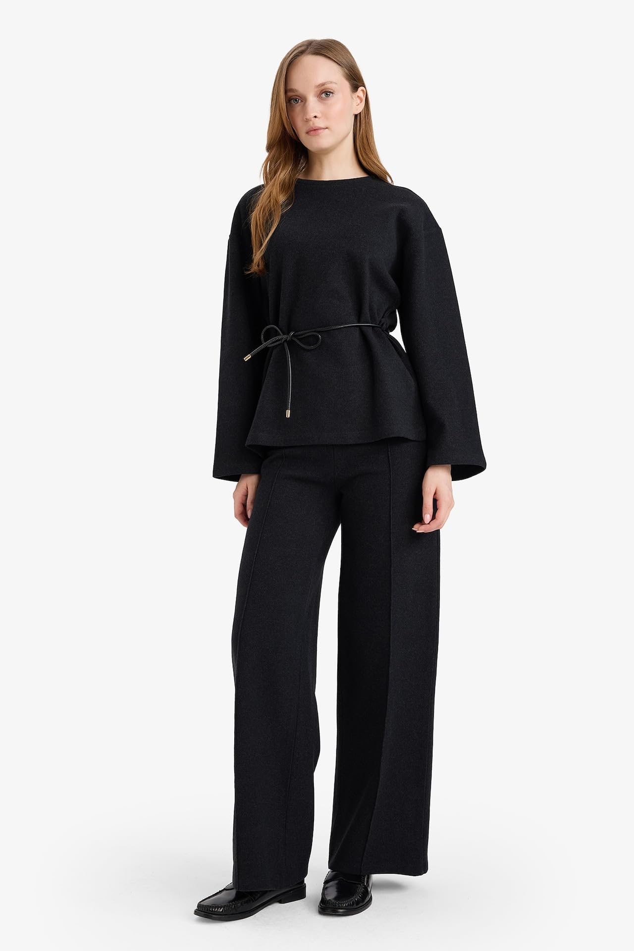 DeFacto Wide Leg Düz Paça Pantolon G5323AX25AU