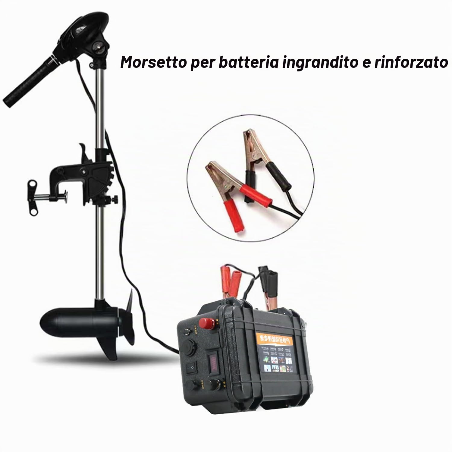 TGHY Batteria al Litio 12V Batteria per propulsore da Esterno 60AH 80AH BMS Integrato per Motore Elettrico per Barche Elica per Barca da Pesca Batteria di propulsione Marina,12v60ah