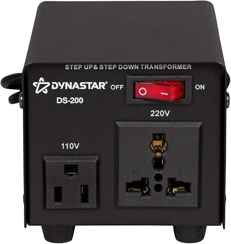 Miniatura 2 de Dynastar conversor y transformador de voltaje hacia arriba y hacia abajo 110-220a 220-240voltios resistente, bobina extra durable