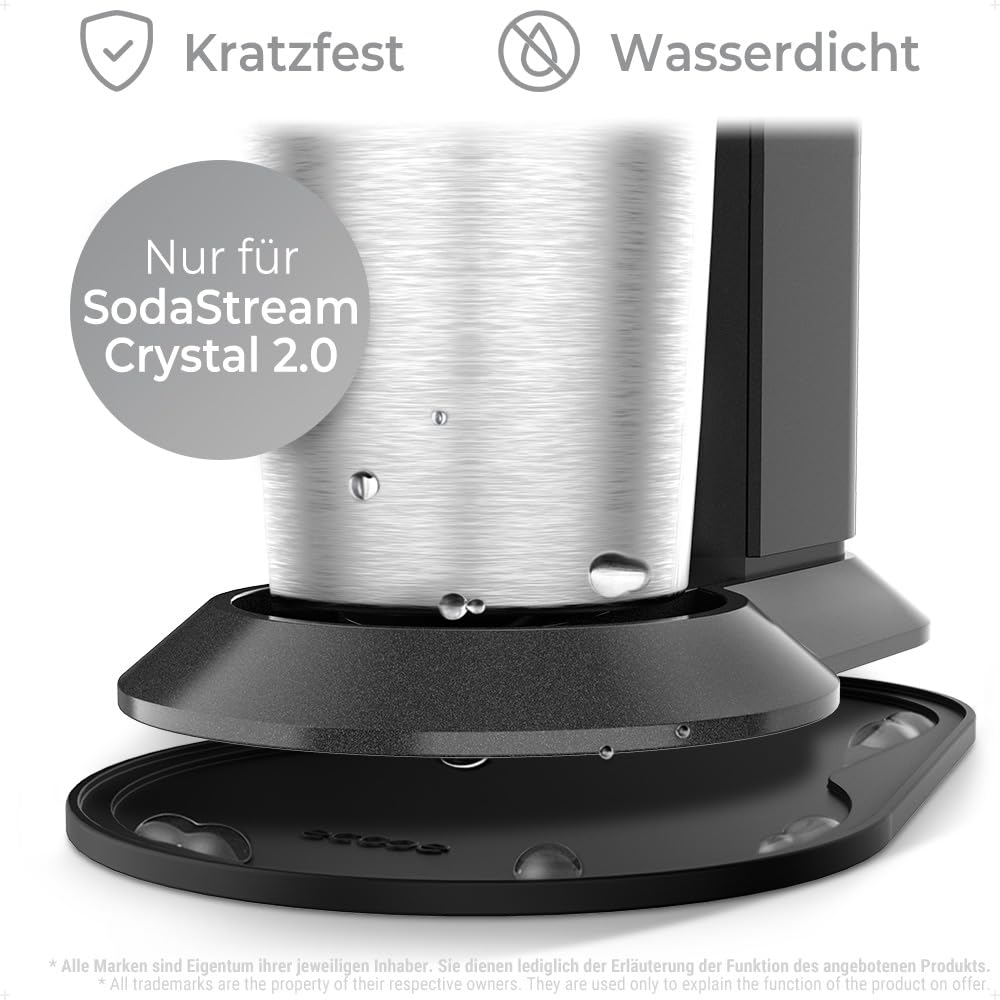 Tappetino Antigoccia Per SodaStream Crystal - In Silicone, Asciuga Rapidamente E Protegge Il Tavolo - Foto 4