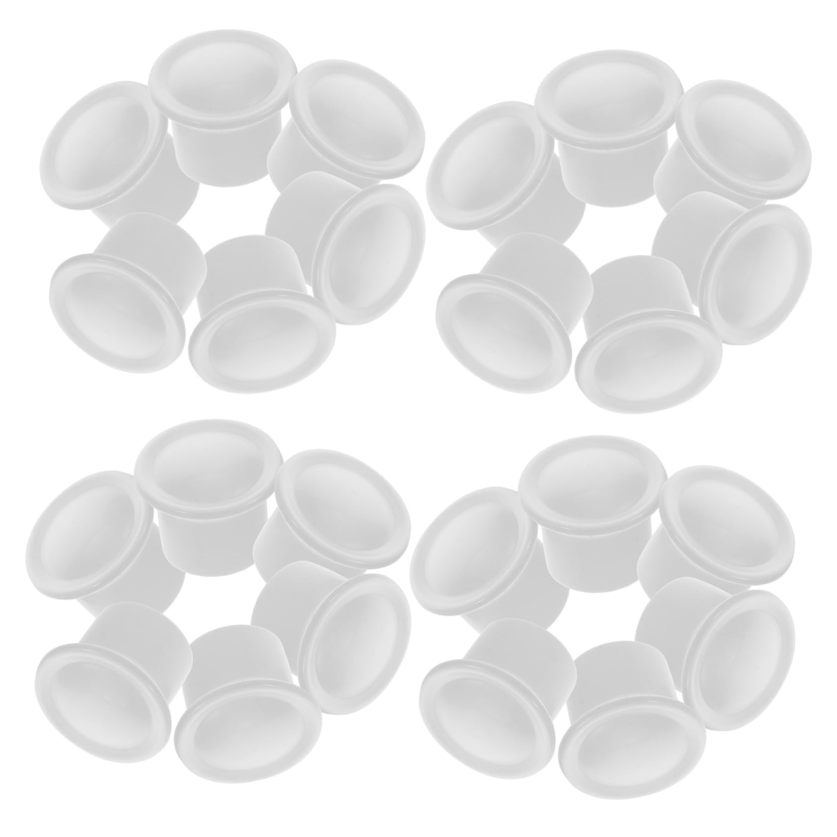 Cabilock 95 Pcs Curtain Rod End Caps Thickened Roman Rod Decorative Finials for Window Drapery Easy Installation Decor Accessories