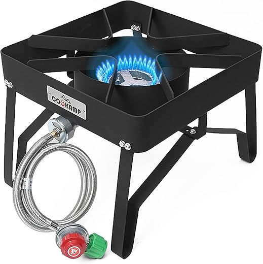 COOKAMP ET035 Portable High-Pressure Propane Cooker