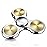 ATESSON Fidget Spinner Toy Ultra Durable Stainless Steel Bearing High Speed Precision Metal Material Hand Spinner Focus Anxiety Stress Relief Boredom Killing Time Toys Silver