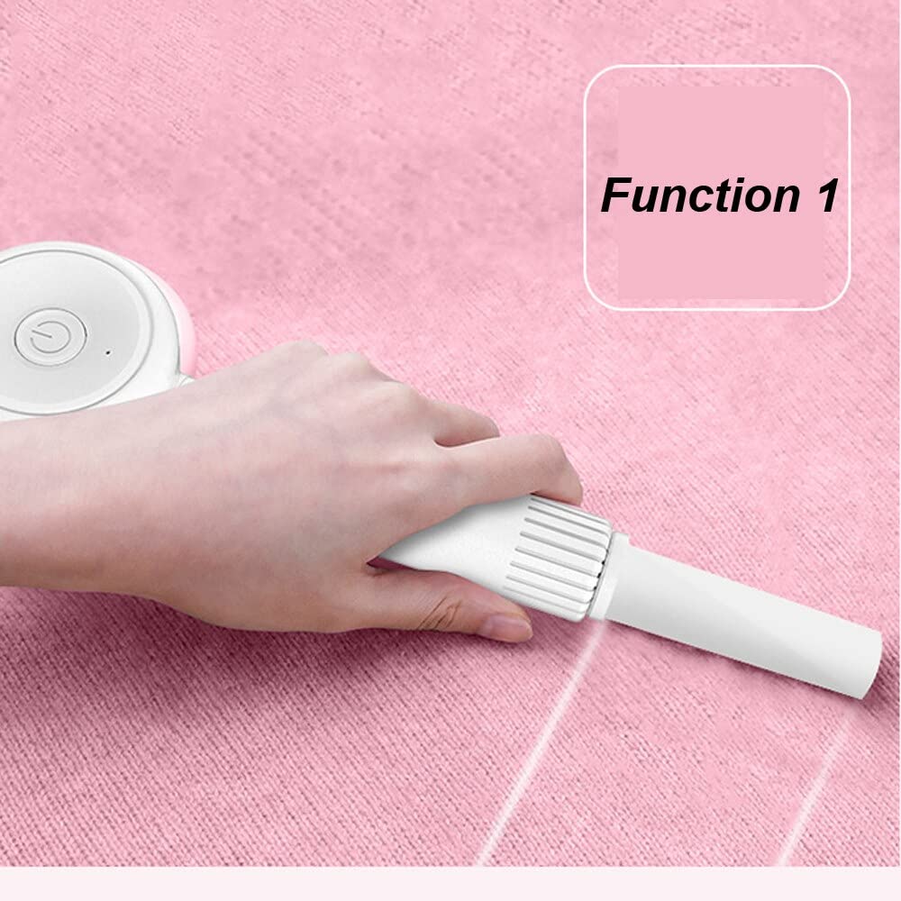 DUnLap Elektrische Flusenentferner Remover 2 IN 1 Elektrische Kleidung Fuzz Pillen Rasierer Lint Pellet Pullover Vorhänge Teppiche Kleidung Fussel Pellet Cut Machine Fusselrasierer (Size : White)