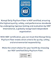 Vista 8 de Konsyl Polvo diario de fibra de psyllium Cáscara de psyllium 100% natural para la salud intestinal y digestiva Sin azúcar, sin rellenos, 90