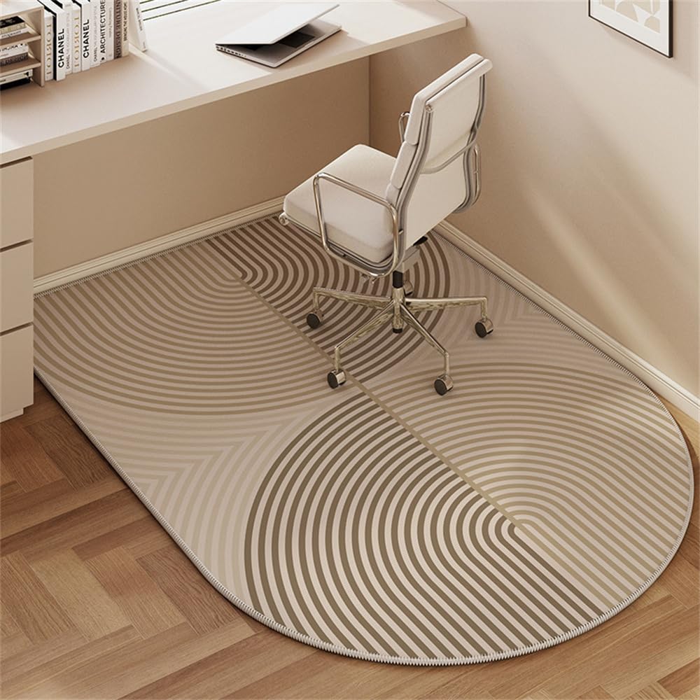 Odot Non-Slip Desk Chair Mat, Protective Mat for Gaming Wheelchairs, Office Protection Mat, for Parquet and Hard Floors (Modern Style 8,100 x 120 cm)
