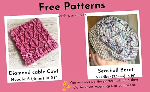 Knitpal 16-Inch(40Cm) Metal Circular Round Knitting Needles Set Of 5, Smooth Unbreakable Ergonomic, (Free Patterns), Us Sizes 4,5,6,7 And 8 (3.25, 3.75, 4, 4.5 And 5Mm) #TOP1