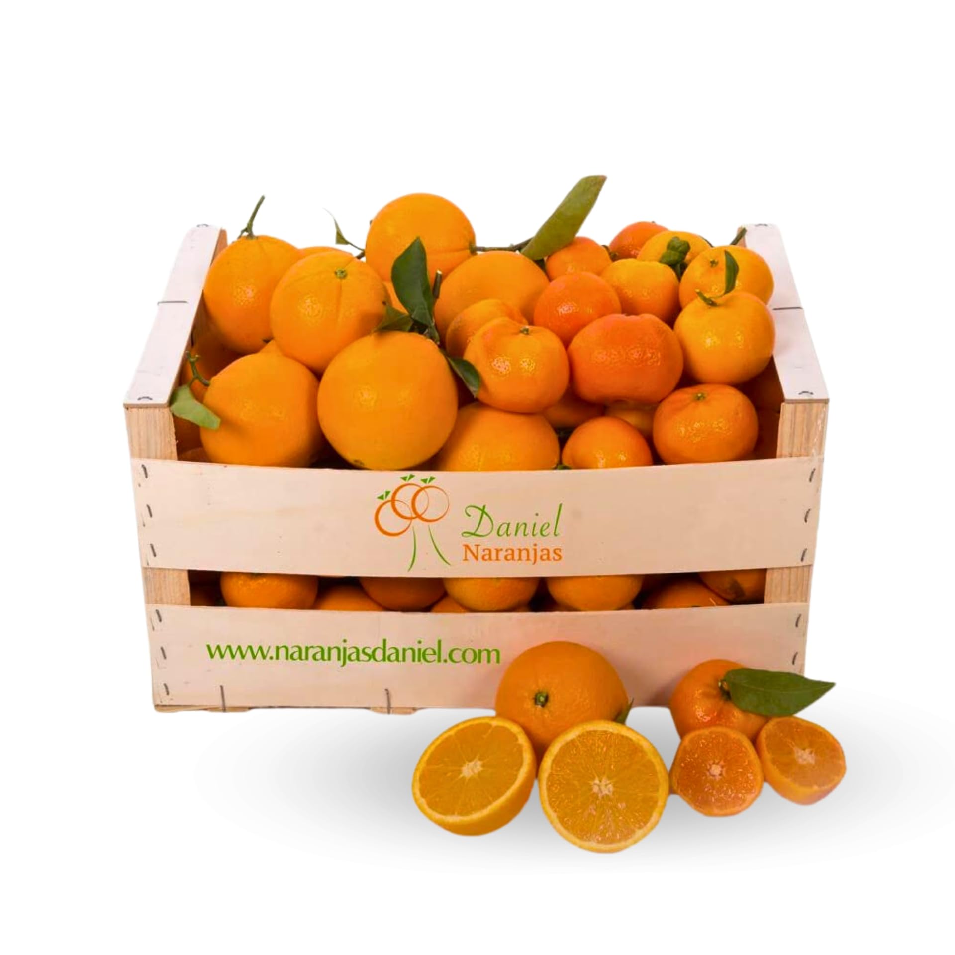 NARANJAS DANIEL | Pack naranjas de zumo y mandarinas frescas de Valencia (6 + 4 KG) | Del árbol a tu mesa | Sabor inigualable y delicioso | 100% natural