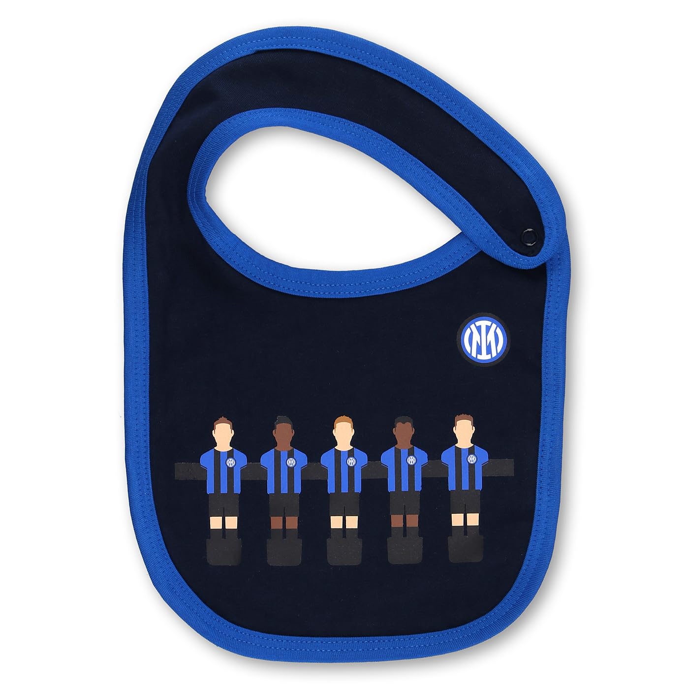 Inter - Bavaglino Neonato, 100% cotone, Prodotto Ufficiale