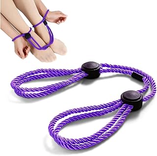 NHQZ Menottes en Corde Réglable,Cordes de Bondage Sexuel,Bondage avec Menottes Sex Adulte Kit BDSM Jouets Sexuels,Érotiques Menottes Poignets et Cuisses pour Adulte Couple