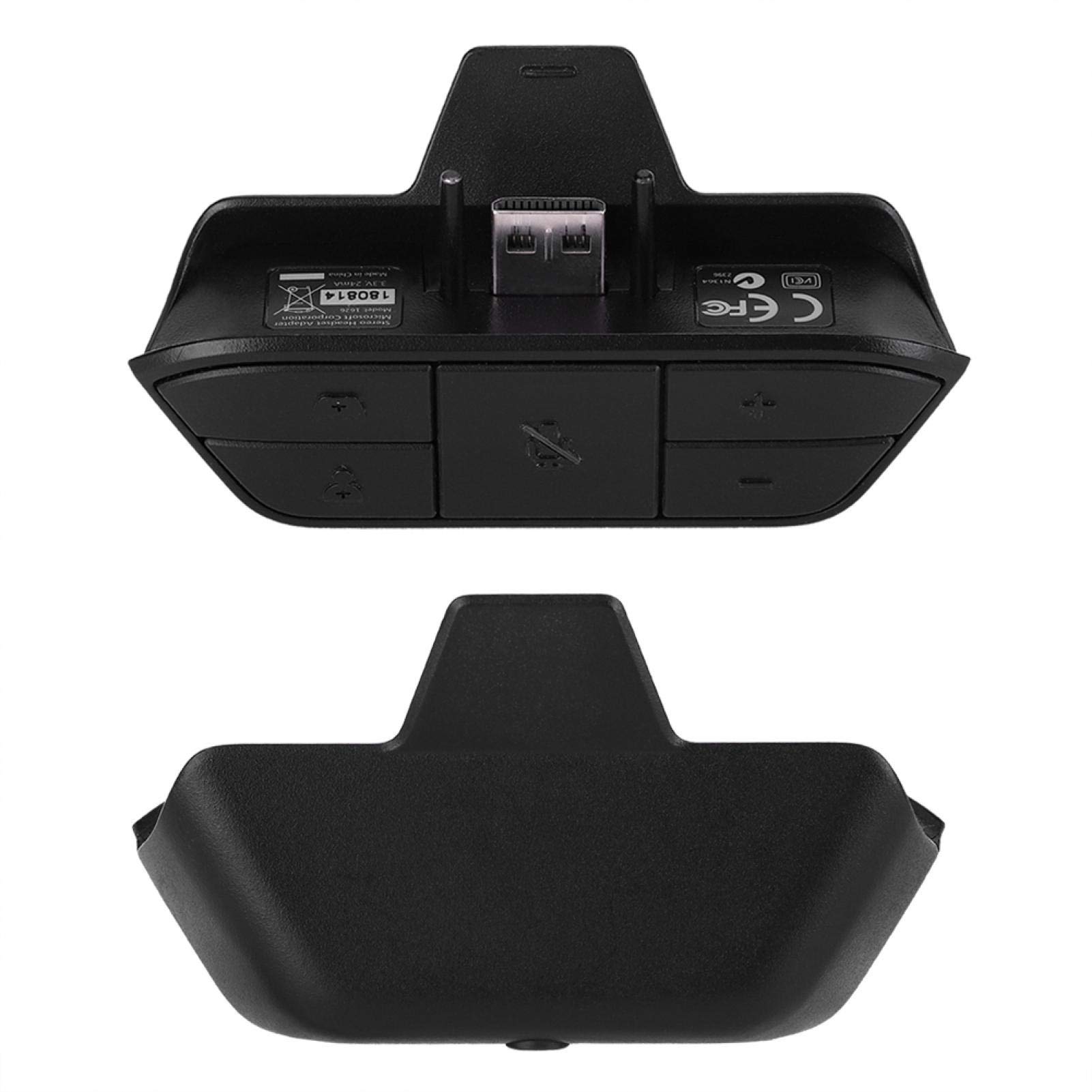 Hopcd Stereo-Headset-Adapter für One, staubdichter Stereo-Headset-Adapter für One mit Game Control und Stereo-Sound-Synchronisation, Audio Mic Headphone Converter