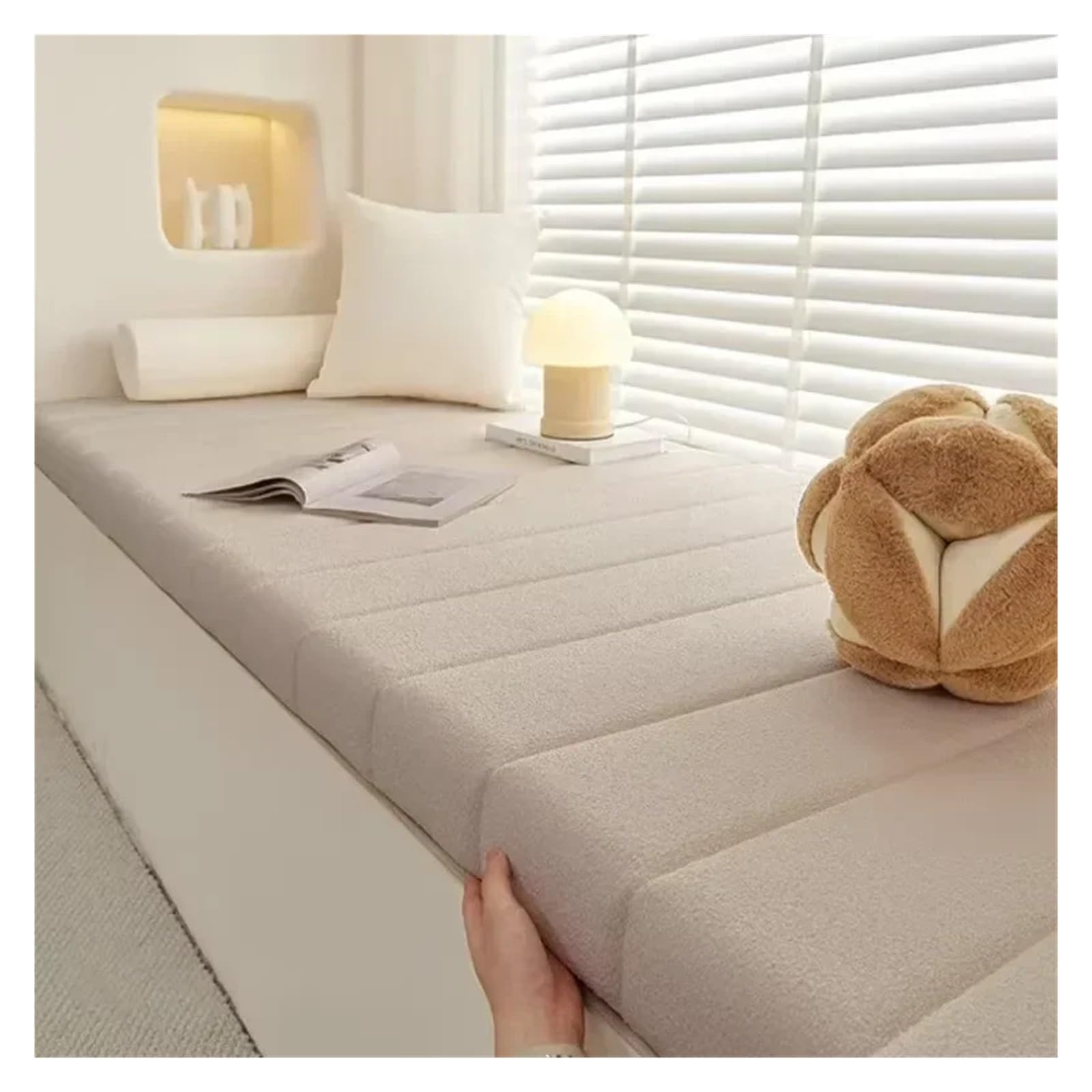 Matelas pour baie vitrée et siège de chaise long idéal pour créer un espace détente cocooning
