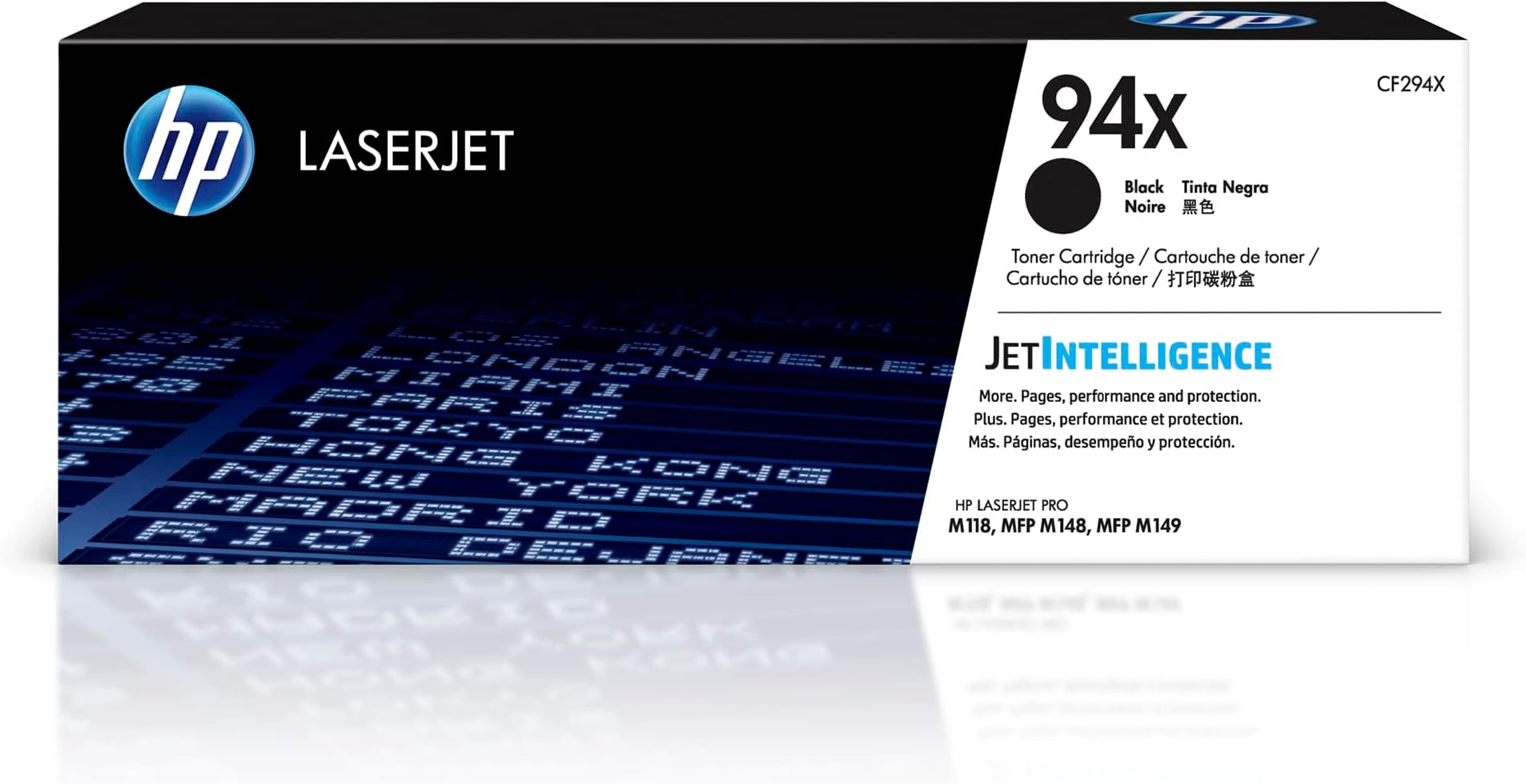 HP CF294X 94X High Yield Original LaserJet Toner Cartridge, Black, Single Pack