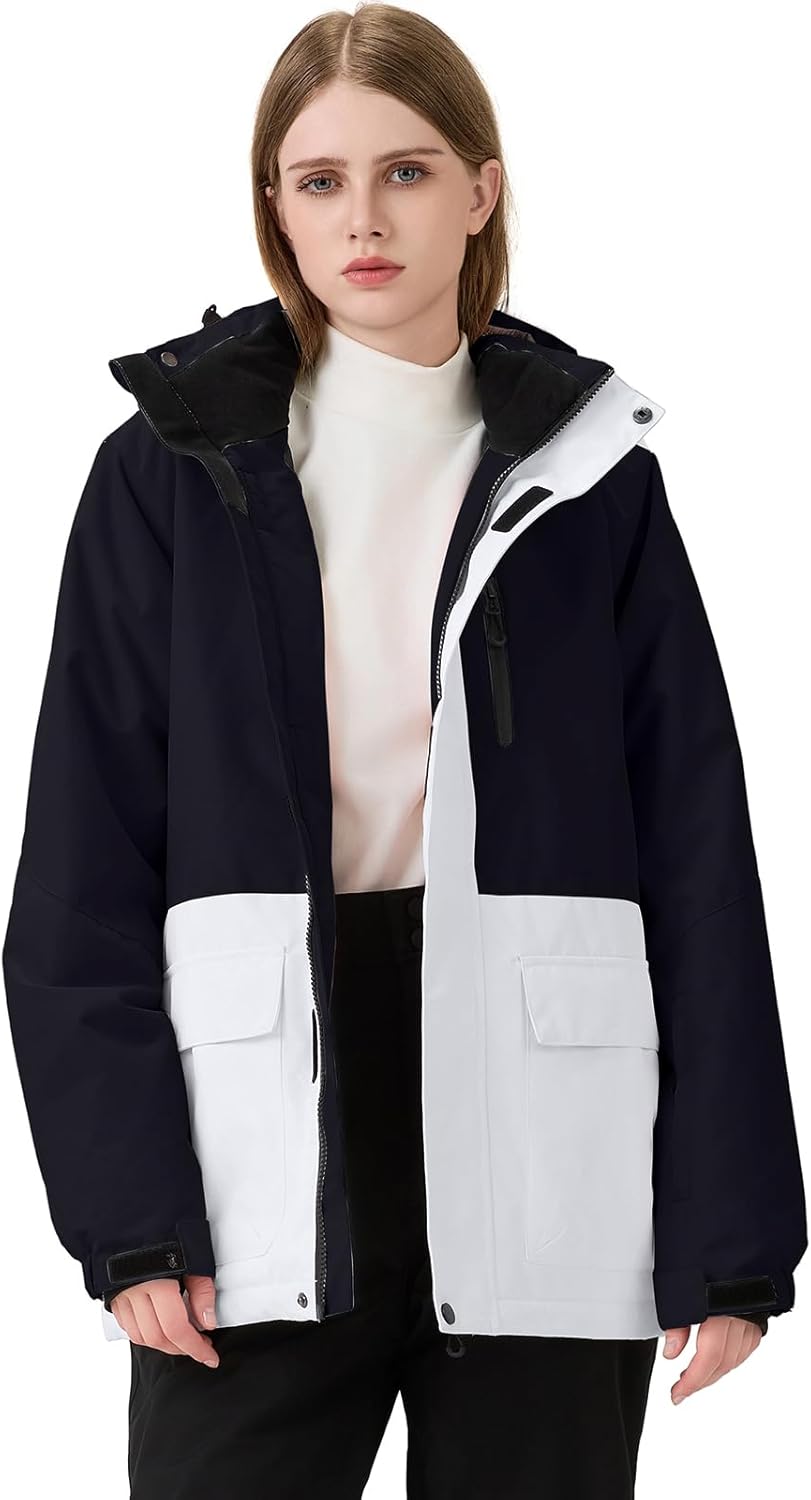 RIUIYELE Women's Ski Jackets and Pants Set Waterproof Insulated Snowsuit Winter Warm Skisuit Fashion Snowboarding Snow Coat - Image 2