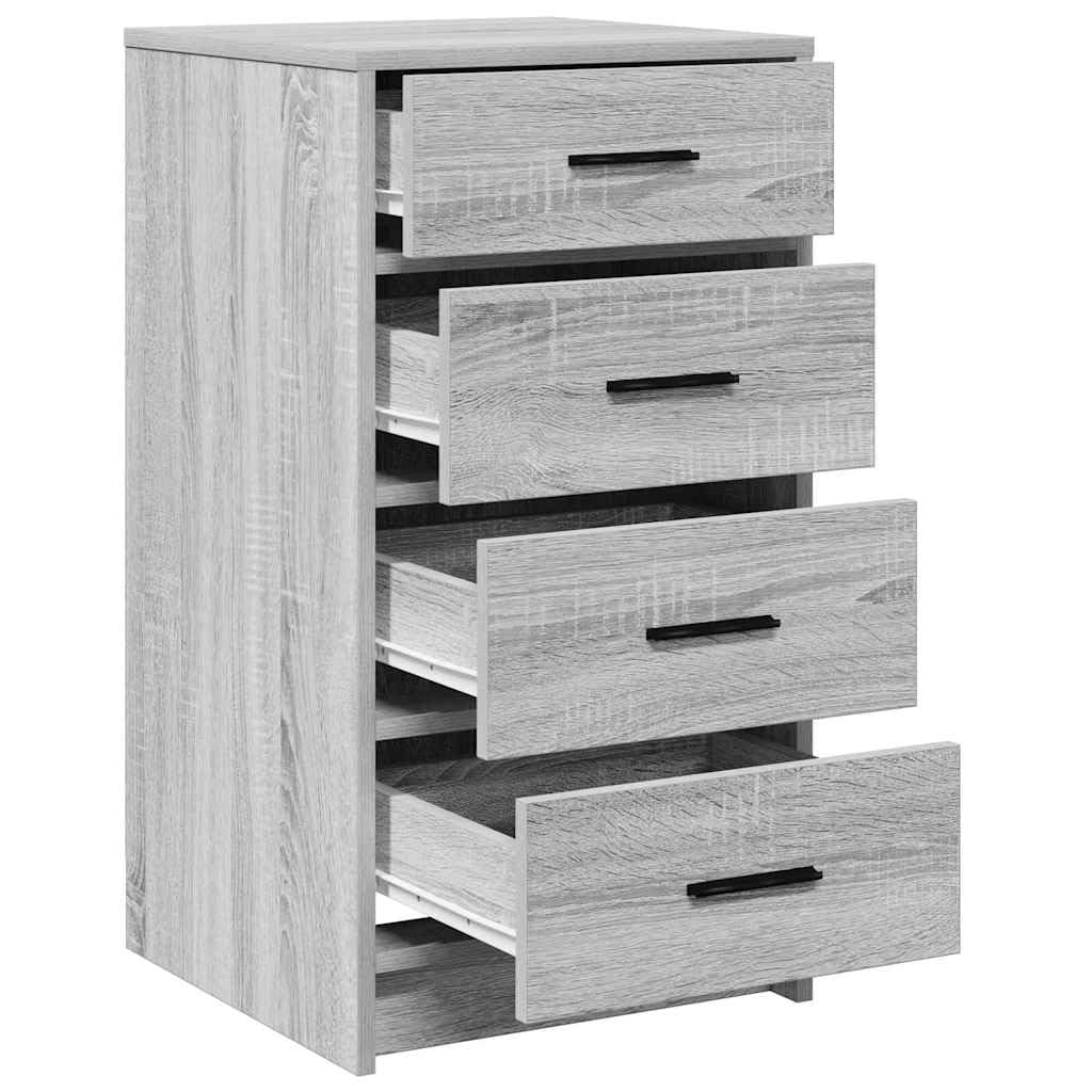 Credenza grigio Sonoma, 40 x 41 x 75 cm, in legno