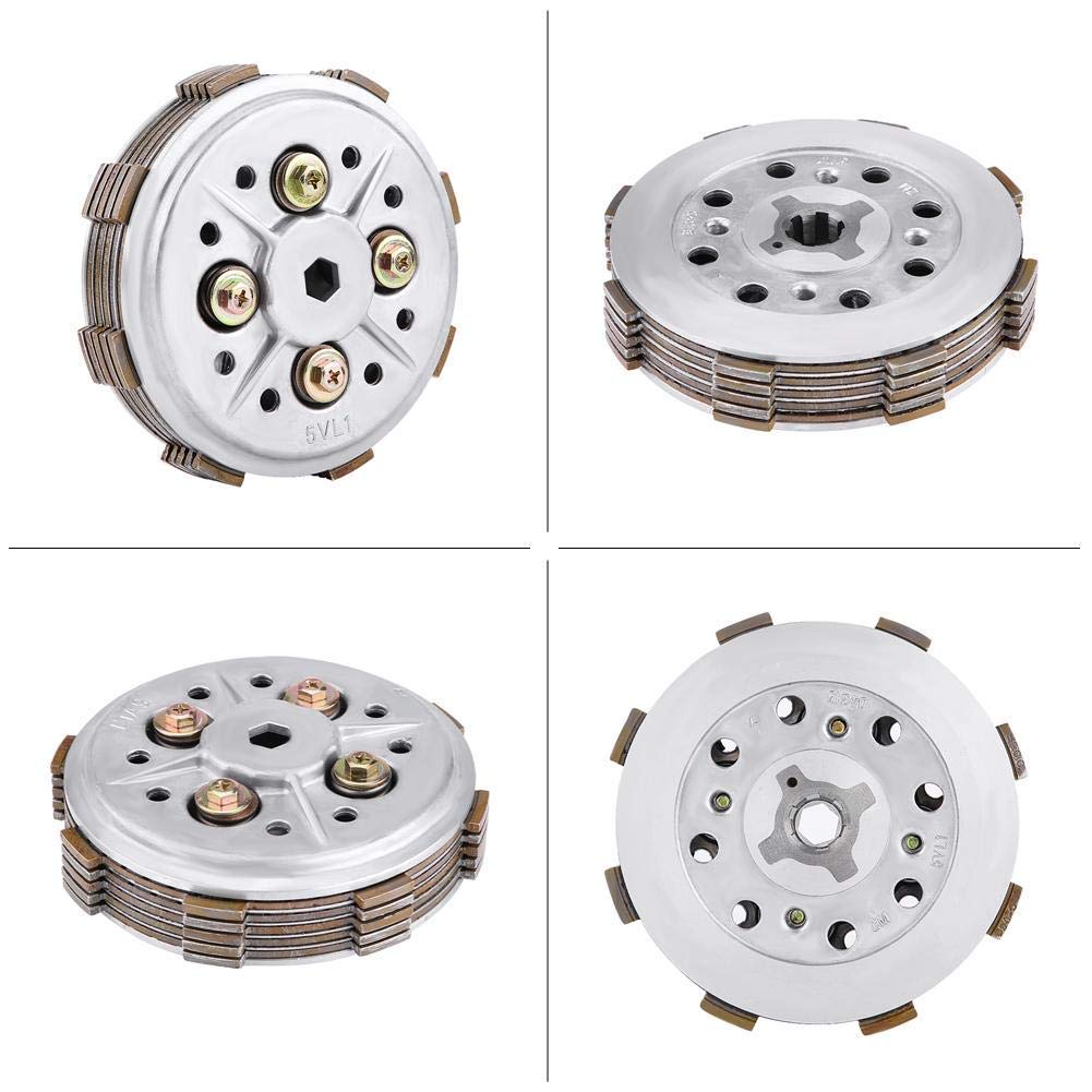 Kit de reparación y transformación de embrague de motocicleta para YBR125, que incluye conjunto de placa de presión de tablero de fibra y acero para resortes YBR 125