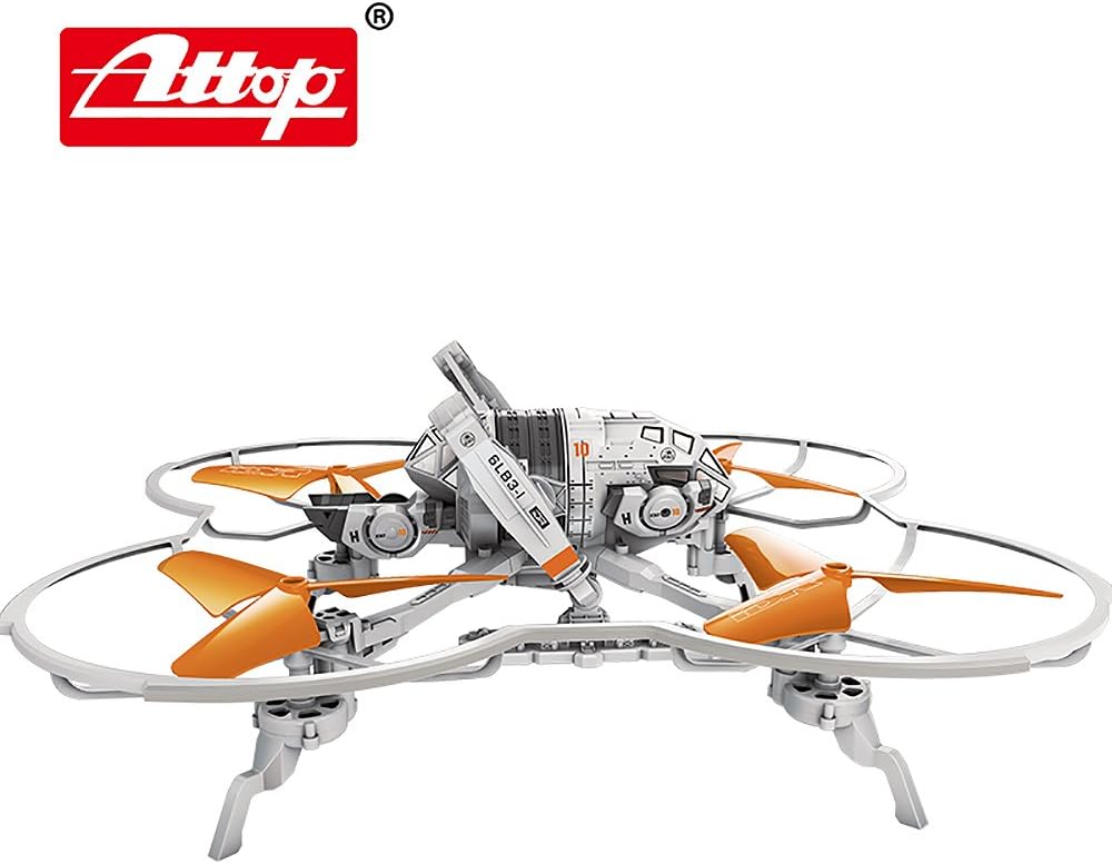 ATTOP Exclusively Licensed Independence Day Remote Control Drone RC Quadcopter w HD Camera, Multi Flying Directions, 360 Degree Flips, Long Flight Distance and time, Light Weight, Great Fun