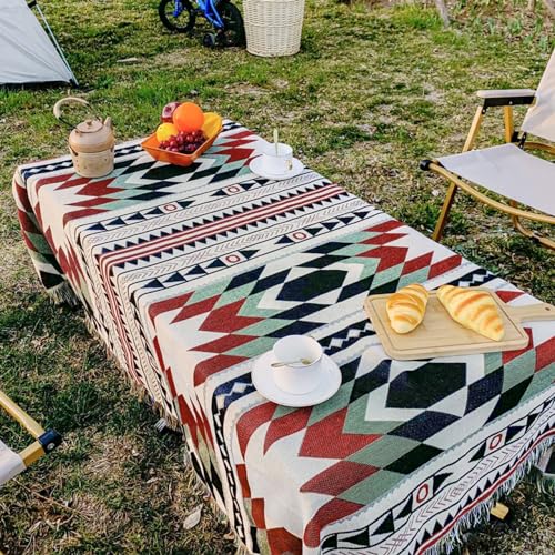 Image of Lqprom Aztec Southwestern Throw Blanket,Native American Cover 51 inchx63 inch