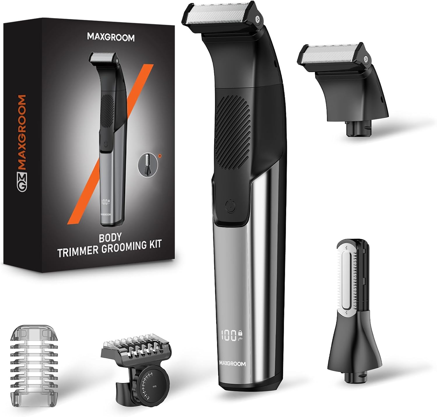 MAXGROOM Afeitadora Corporal Masculina 2 en 1, Depiladora Hombre