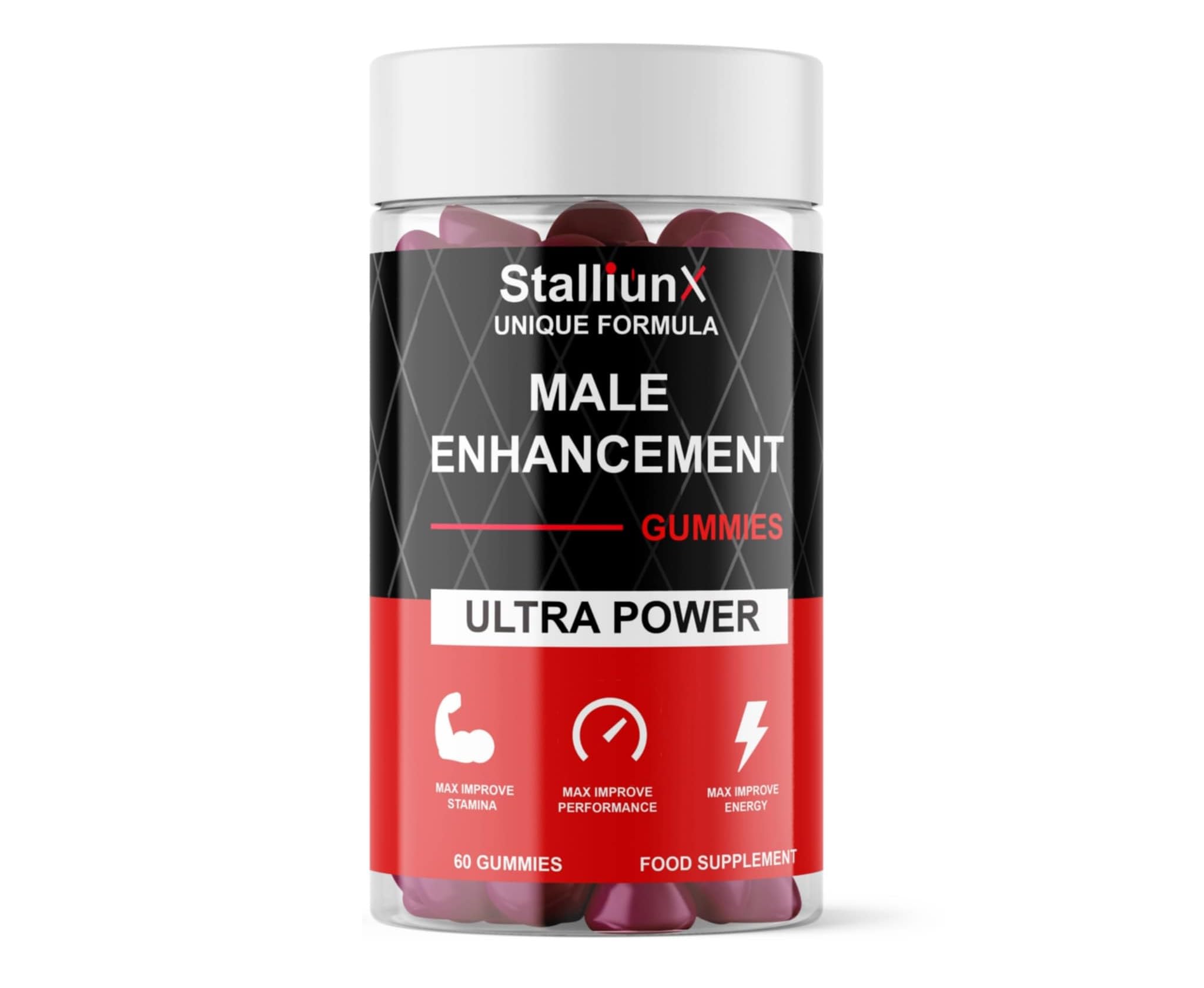 StalliunX - Male Enhancement Gummies Enhance Pleasure & Performace - Unique Formula 60 Gummies