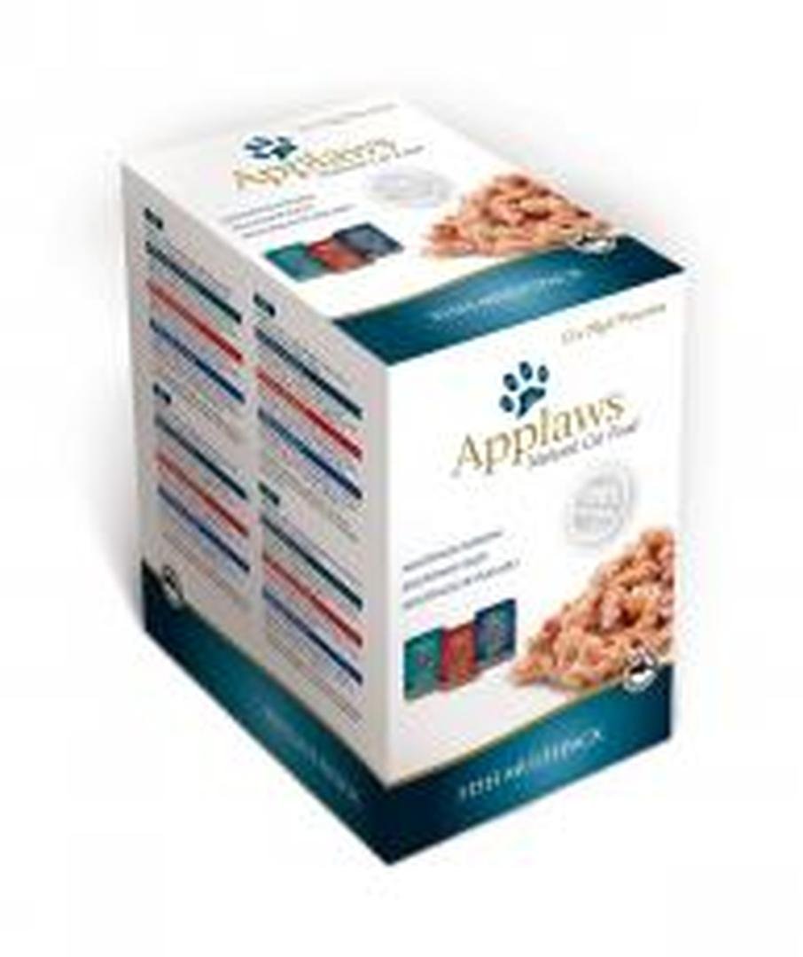 Applaws Cat Pouch Fish Multi Pack 12x70g (Pack of 4)