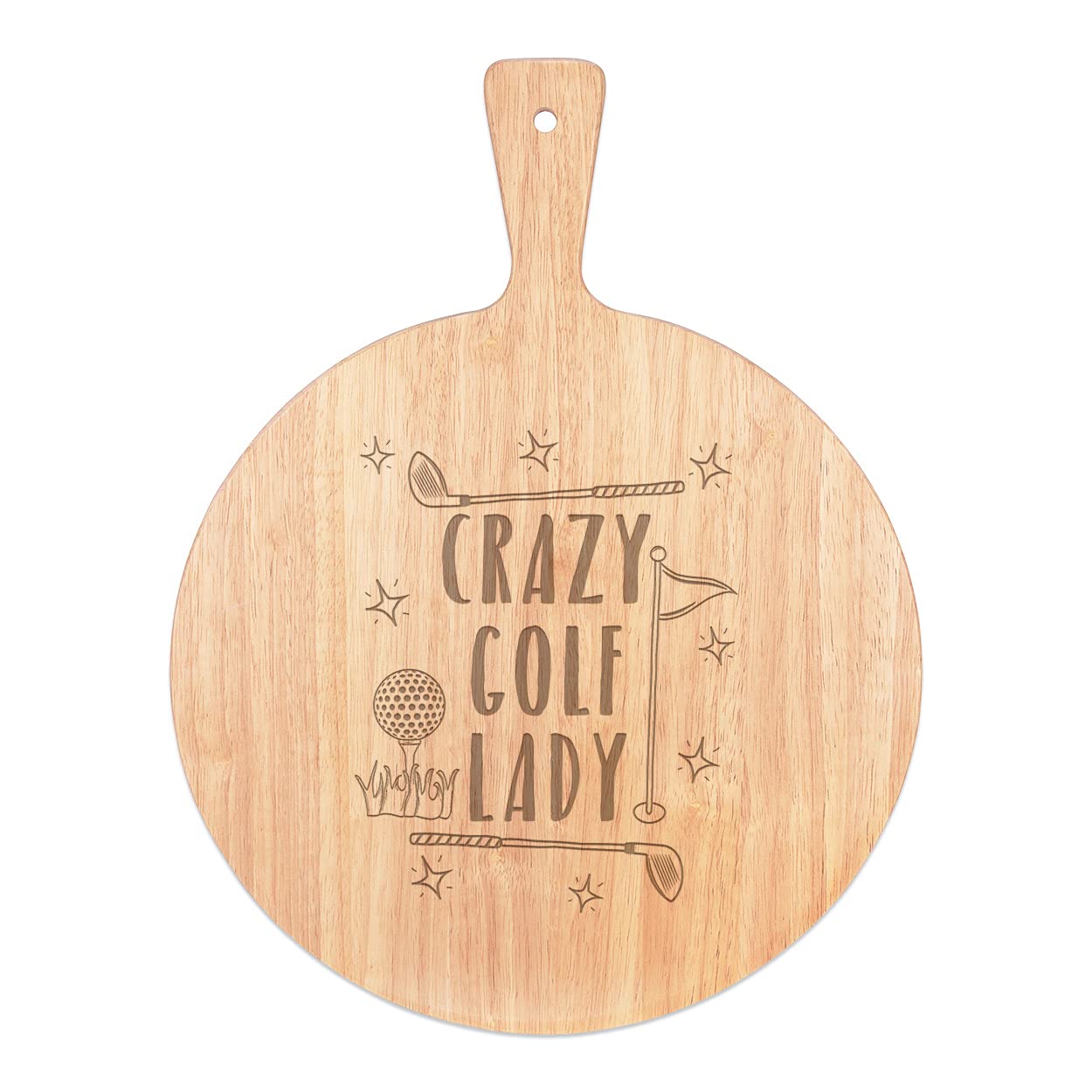 Rame plateau service Fou Golf en bois noble pour table raffinée
