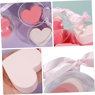 2set Heart-shaped Makeup Sponges Non-latex Fa...