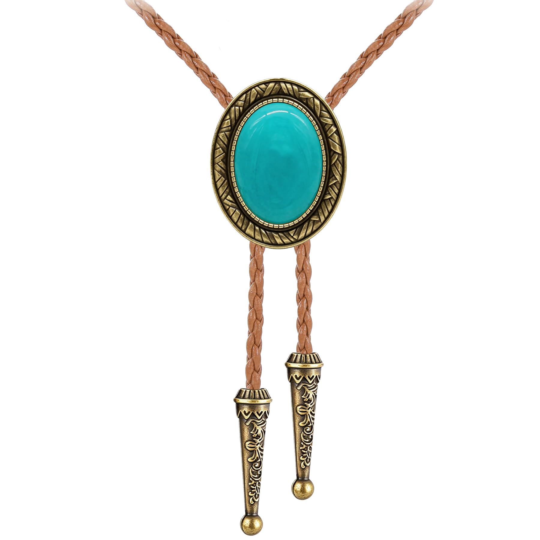 GelConnie Bolo Tie for Men Women Vintage Western Cowboy Necktie Adjustable