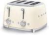 Smeg Cream Retro 4 Slice Toaster