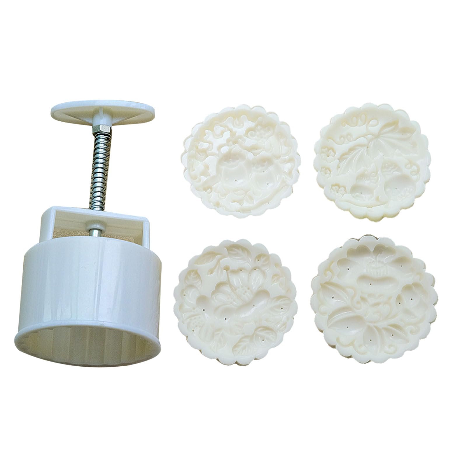 YPBEW MidAutumn Festival Cakes Maker Bakings Tool Flower Pattern Molds Hand Press Mold Plungers Pastries Tools Maker