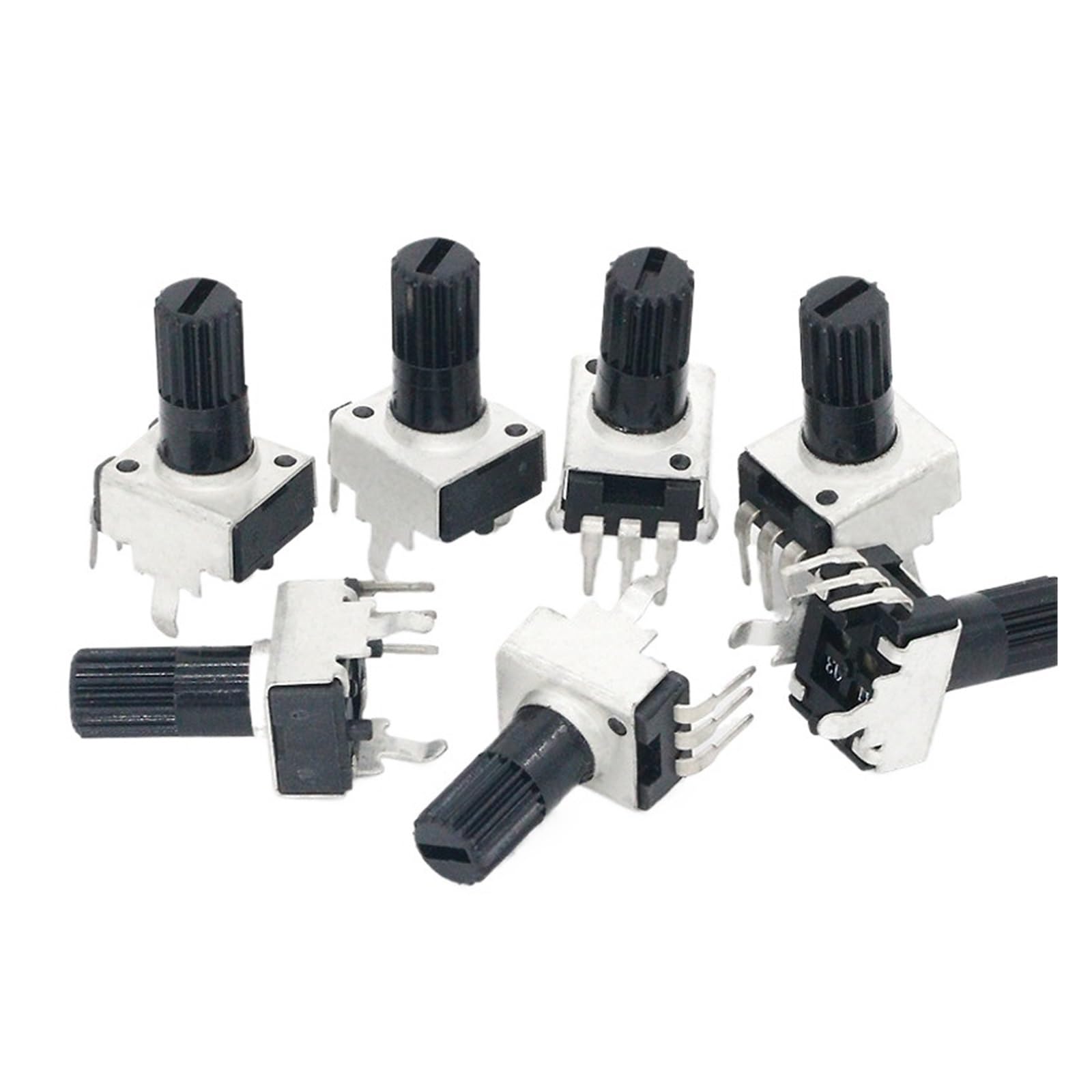 Potentiomètre 10k Ohm RV09 vertical avec axe de 12.5mm pour réglage audio précis