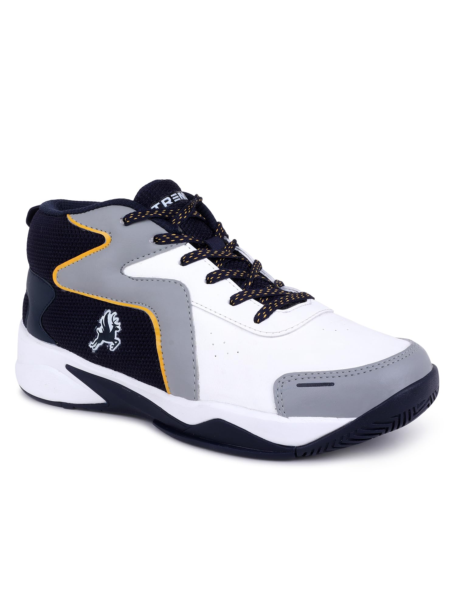 trenz by Shiv Naresh Men Busky Lace-Ups Basketball Shoes |Cultured Round-Toe Shape & Cushioning Technology-picture-52