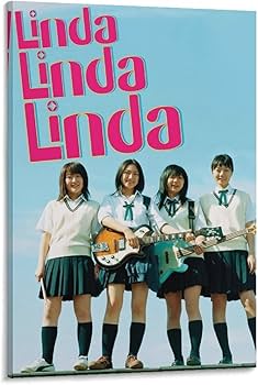 Amazon｜クラシック 映画のポスター リンダリンダリンダ キャンバス