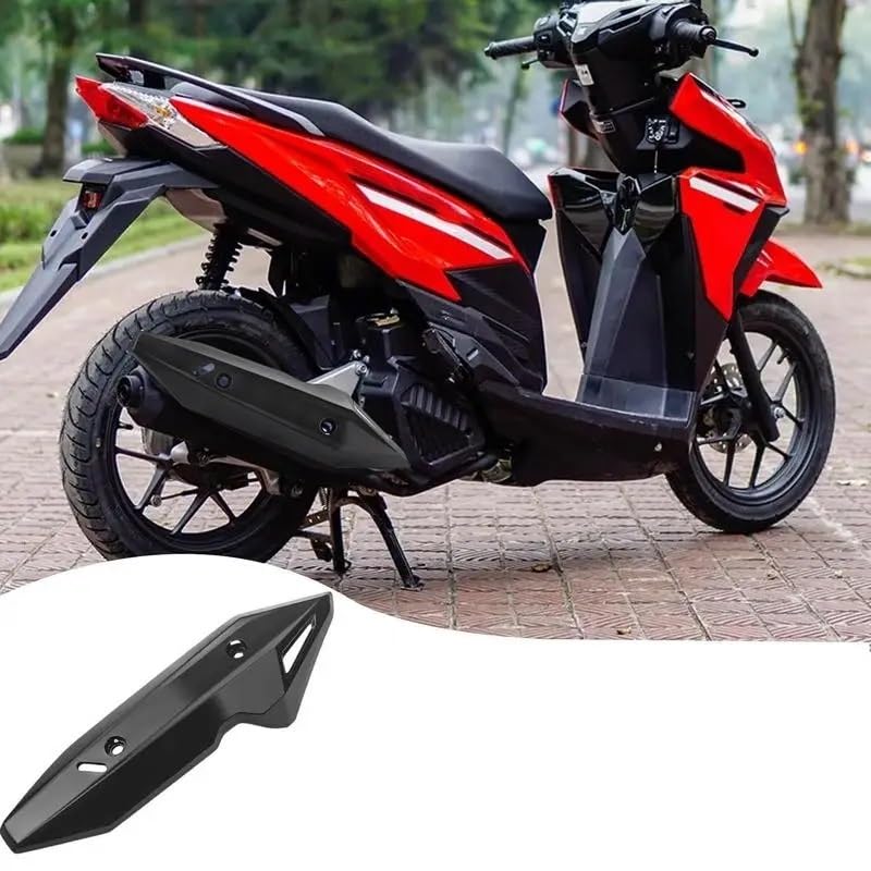 Couvercle universel de caloduc moto style carbone premium