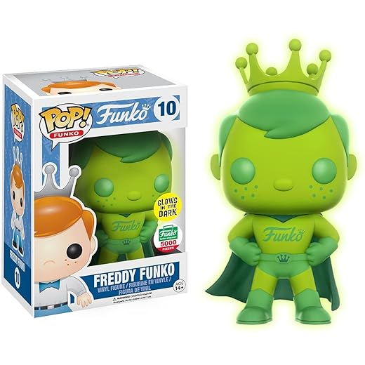 Sale Pop: Green Gamma Glow Superhero Freddy Funko