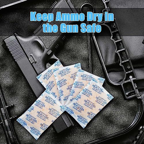 Lotfancy Silica Gel Packets, 50 Gram 15 Packs Rechargeable Desiccant Packs For Storage, Moisture Absorber Drying Bags thumb #8