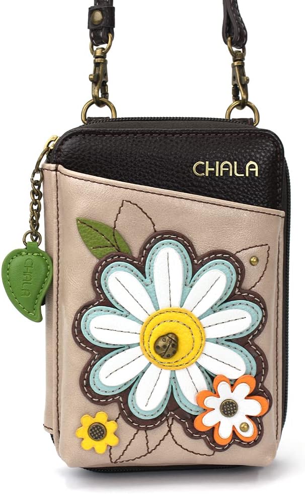 CHALA Wallet Crossbody Cell Phone Purse - Women Faux Leather Multicolor Handbag with Adjustable Strap - Image 3
