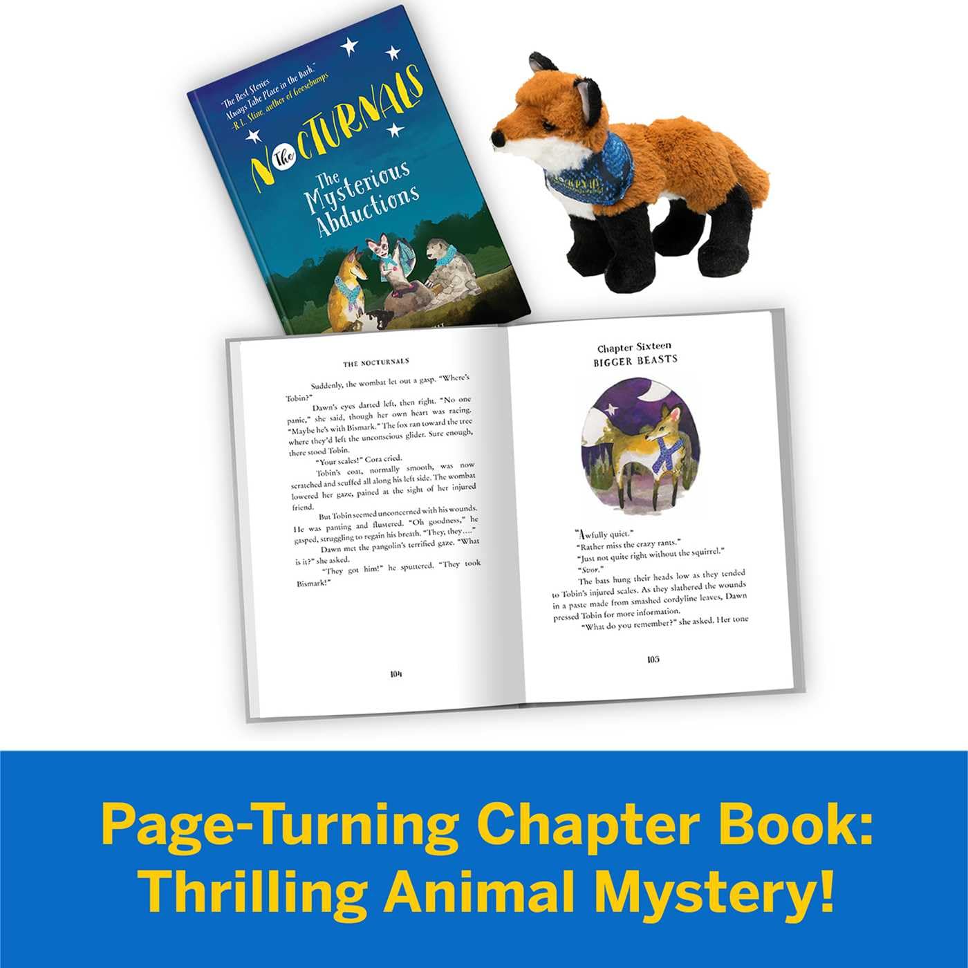 The Nocturnals Adventure Activity Box: Chapter Book, Plush Toy and Activity Book