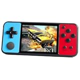 Great Boy Handheld Games for Kids Adults, Built-in 1015 Retro Video Games and Support Download Save Progress Rechargeable 3.0 Inches HD Screen Birthday Xmas Gift (Black)