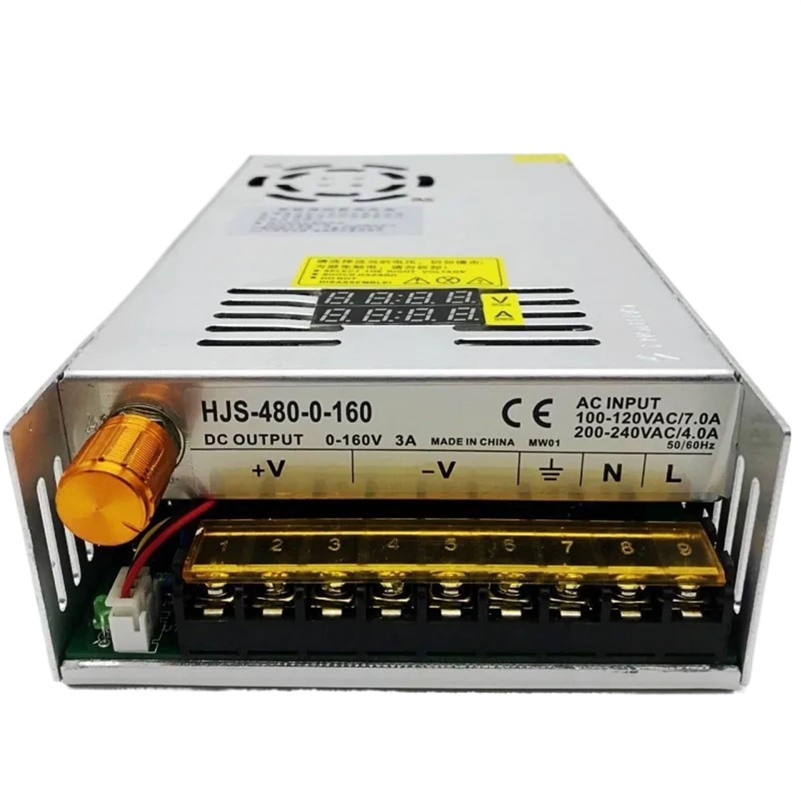 Alimentation de commutation transformateur ajustable 0-80V courant continu stabilisé