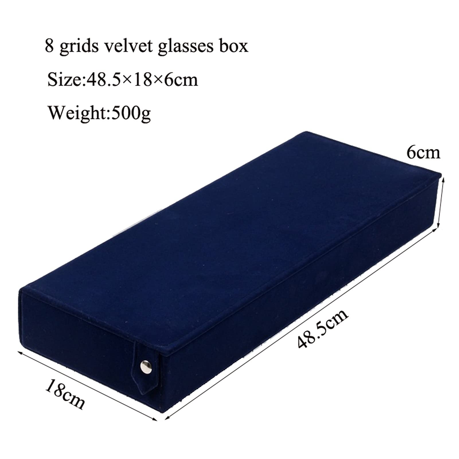 Espositore per Occhiali da Sole Caso Occhiali Occhiali Velvet bagagli Display 8 Slot Grids per occhiali da sole rete ad cassa del supporto dell'organizzatore Occhiali Per Esposizione Commerciale Domes