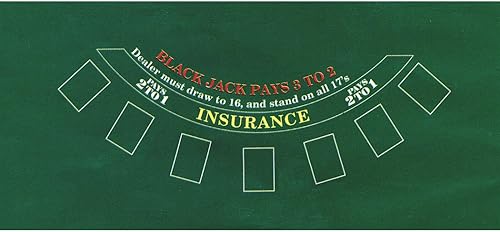 Amscan Funda para mesa Blackjack 6 pies color verde