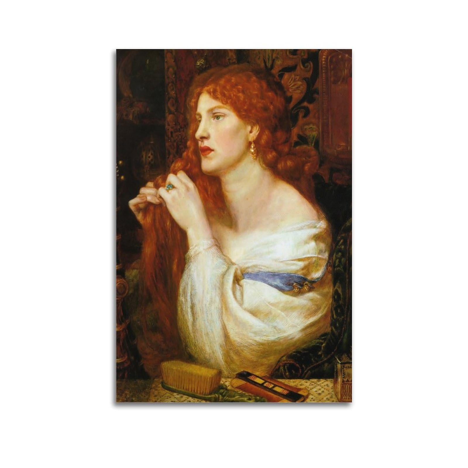 KANGZENG Dante Gabriel Rossetti Painter Works (Aurelia) Art Posters Wall Art Picture Canvas Prints Bedroom Living Room Decor 12x18inch(30x45cm)