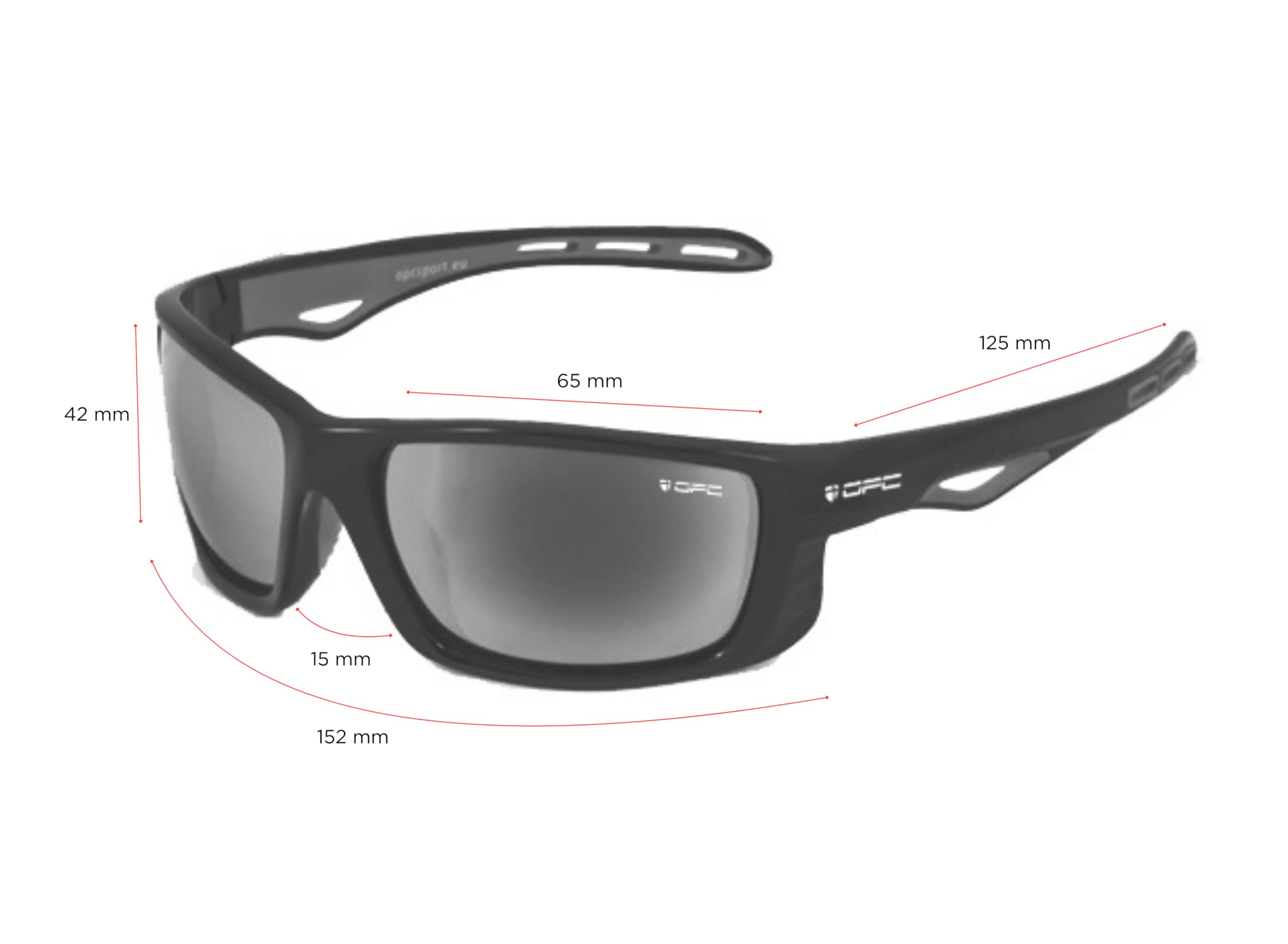 OPC TACTICAL EVEREST Shooter Taktische und Schutzbrillen, Schießsport, Schiessbrille für Sportschützen, Safety Glasses, Sportschützen, Airsoft Schutzbrille, Fahrradbrille
