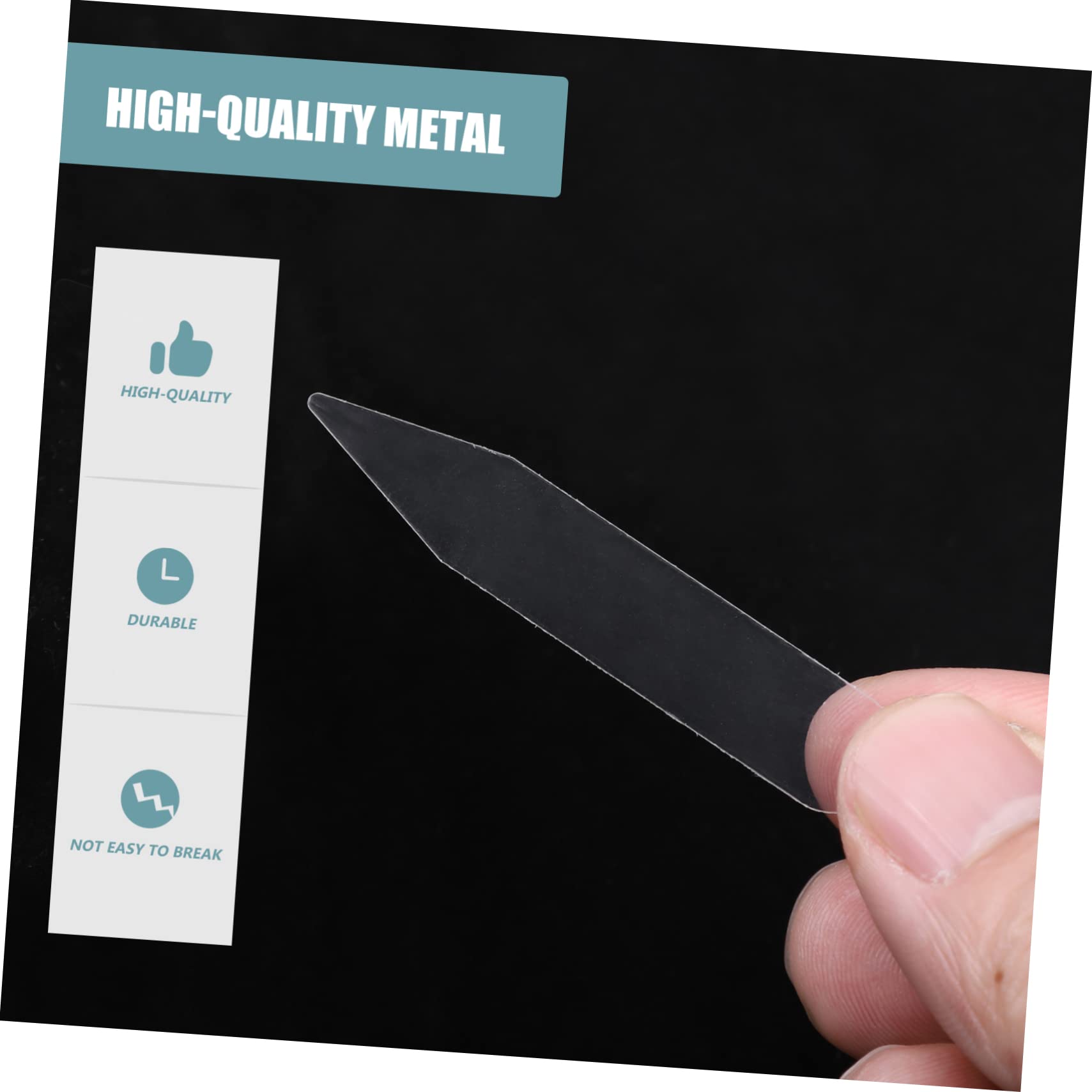 PartyKindom Collar Stays for Men 300pcs Plastic Collar Support Stiffener Formal Wear Essential