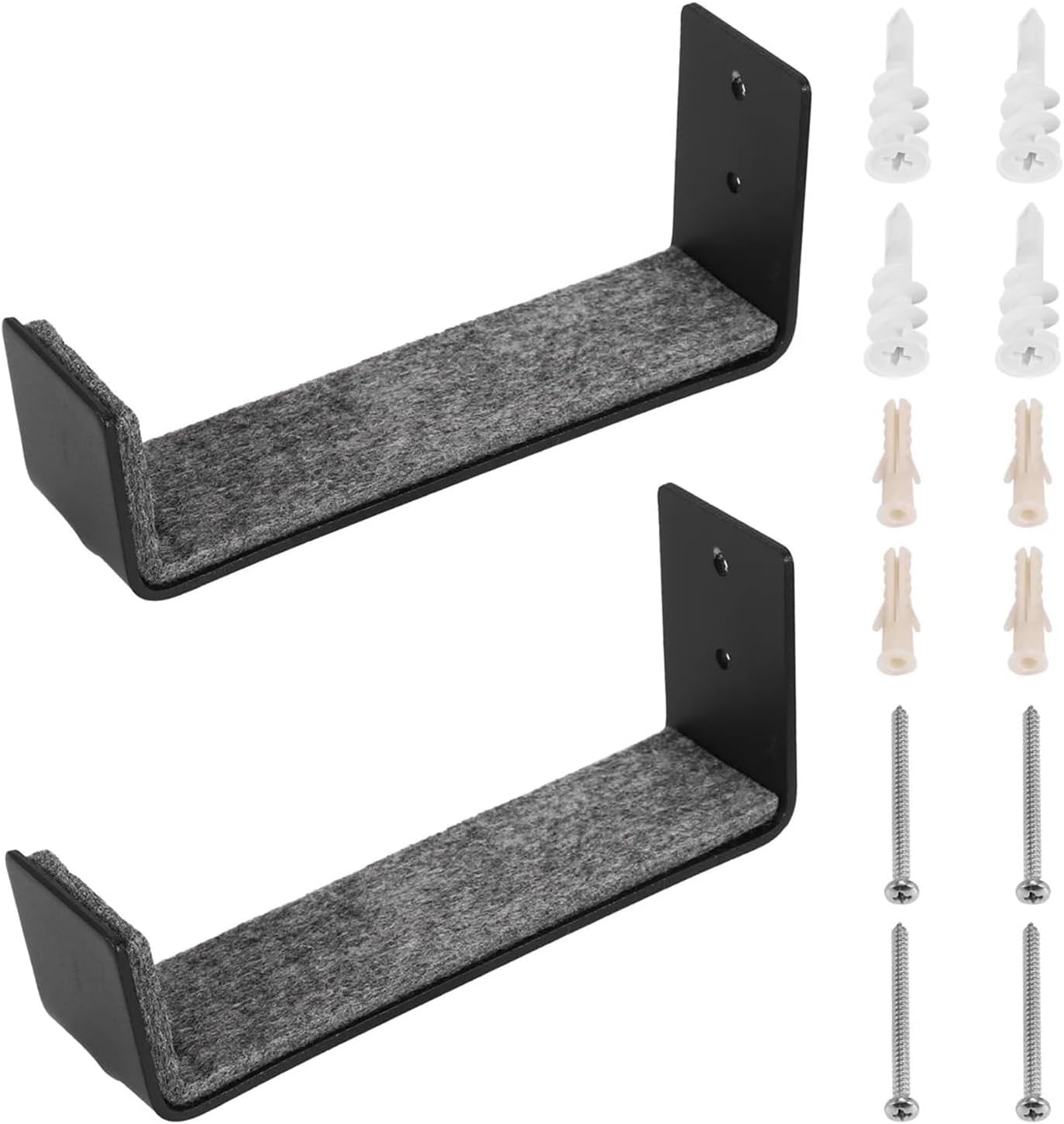 Surfboard Wall Mount Rack 1Pair Surfboard Mount Rack,Kayak Boat Wall Rack for Indoor Outdoor
