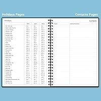 Vista 3 de Registro de cheques - Libros de registro A5 con registros de cheques y transacciones, libro de registro de cuentas de cheques para personal y Negro