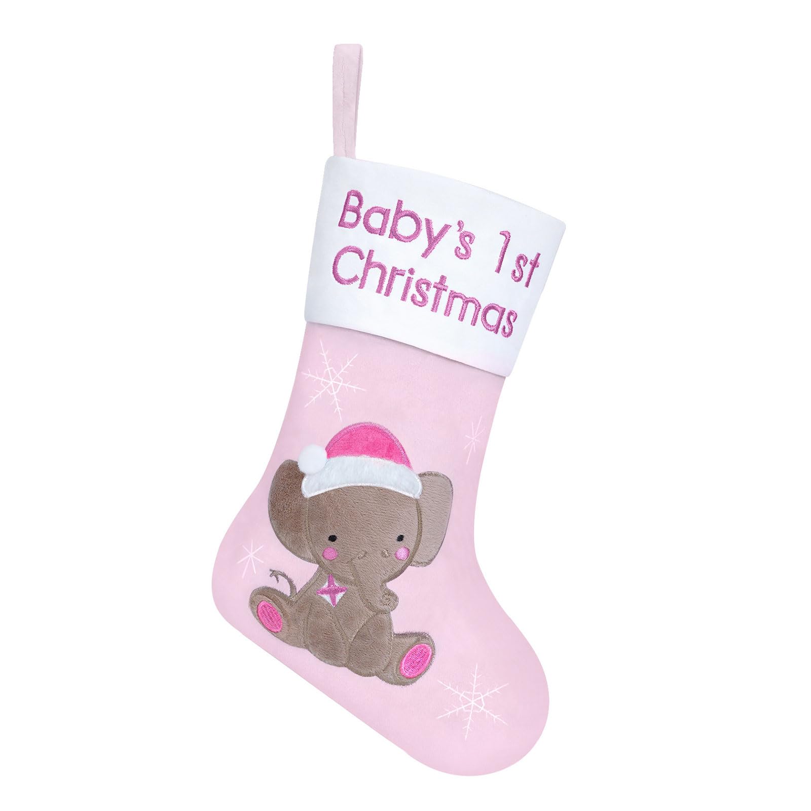 KAQNTUD Christmas Stockings Candy Bag Elephant Hanging Socks for Fireplaces Home Office Party Decoration Elephant Hanging Socks Stockings for Decorations