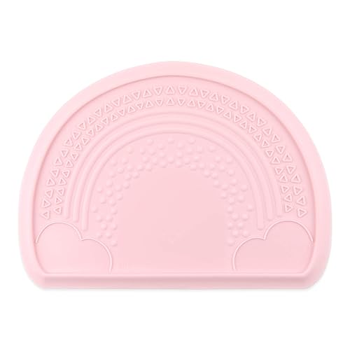 Bumkins Mantel individual sensorial de silicona para bebés, para bebés y niños pequeños, tapete de succión para restaurantes, sillas altas y mesas,