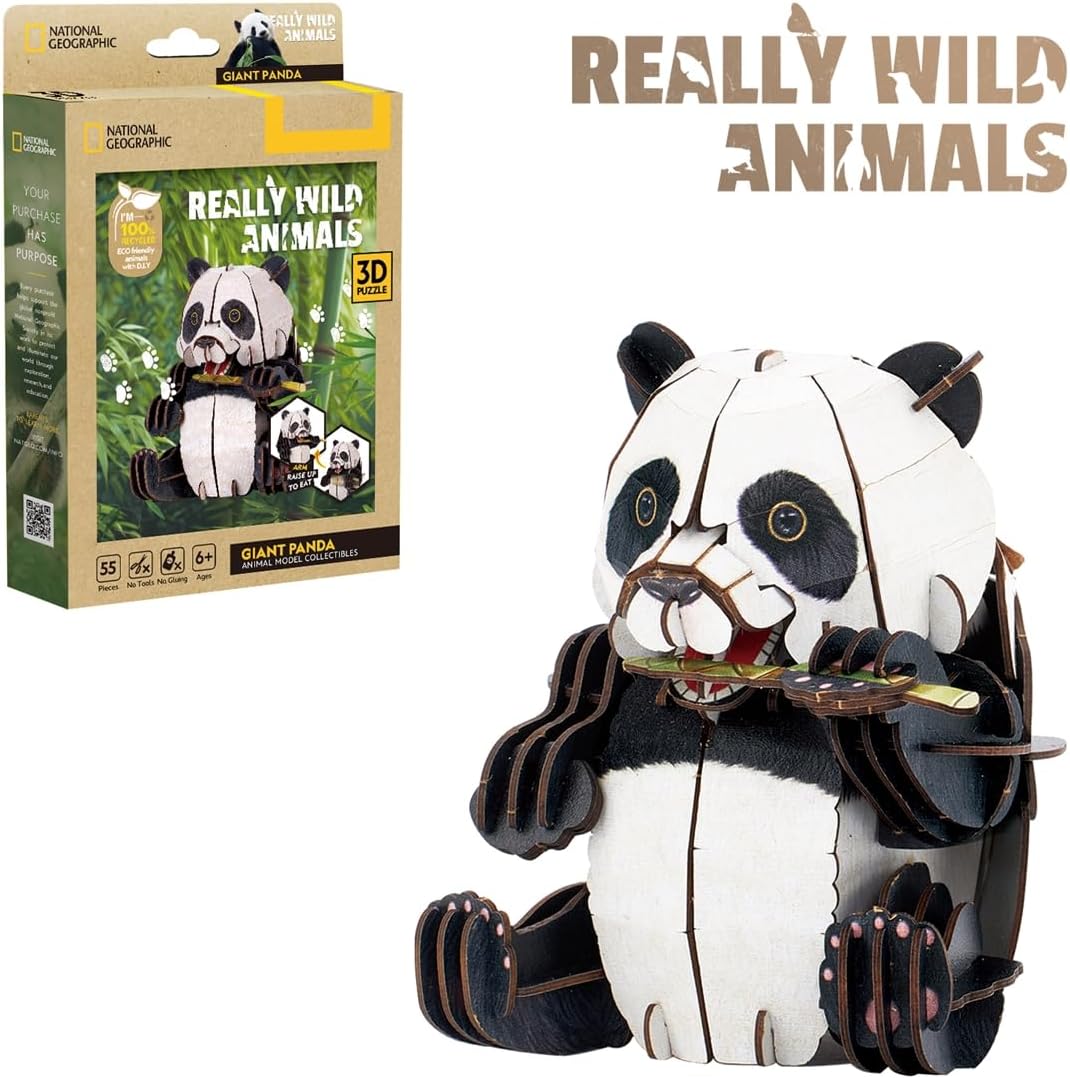 CubicFun 661181 National Geographic 3D Panda Puzzle Instruction Manual
